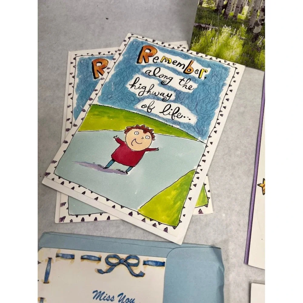 Vintage Get Well Soon Greeting Card Lot Assorted Humorous and Sentimental 12pc
